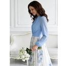 Women's Floral Boho Long Sleeve Maxi Dress