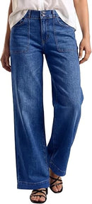 Women's High Waisted Straight Leg Stretch Jeans