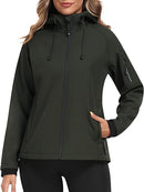 Women's Fleece-Lined Hooded Softshell Jacket