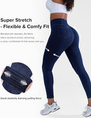 Women's High Waisted Stretch Denim Jeggings with Pockets