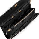 Henley Crossbody On Chain Bag Black