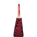 LV Onthego X Uf Black and Tufted Gm Red Monogram Canvas Tote
