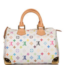 Louis Vuitton Monogram Multicolor White Speedy 30