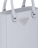 Prada Small Brushed Leather Tote