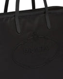 Prada Saffiano Leather and Nylon Tote