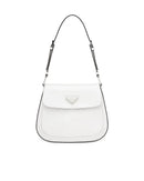 Prada Cleo Brushed Leather Shoulder Bag