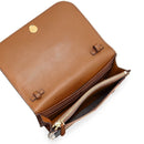 Hampshire House Check & Leather Crossbody Brown